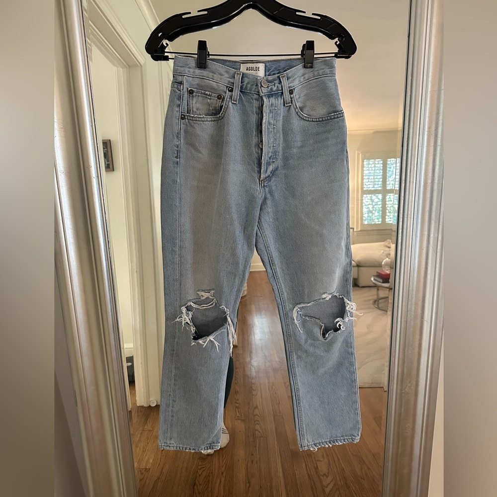 Agolde Light Blue Denim Jeans